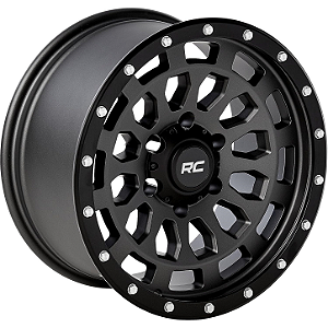 Roda Rough Country 87 Series 17x8,5 (Furação 6x5.5) - Cinza Fosco e Preto