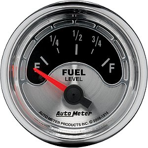 Marcador de Nível de Combustível Auto Meter American Muscle 2-1/16" | 0-90 Ω (Elétrico SSE)