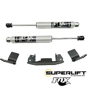 Kit Estabilizador de Direção Dupla Superlift com Cilindros FOX 2.0 – Ram 2500 e 3500 4WD (2009-2012)