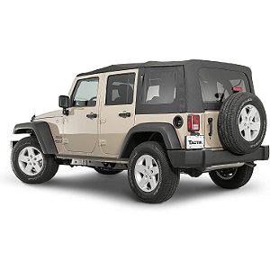 Capota de Reposição Soft Top TACTIK – Black Diamond (Jeep Wrangler JK Unlimited 4 Portas | 2007 a 2009)