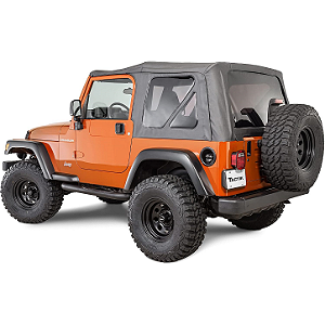Capota de Reposição Soft Top TACTIK (Apenas Tecido) – Black Diamond (Jeep Wrangler TJ | 1997 a 2006)