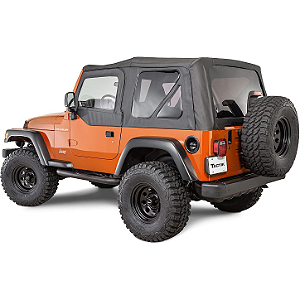 Capota de Reposição Soft Top TACTIK (Apenas Tecido) – Black Diamond (Jeep Wrangler TJ | 1997 a 2006)