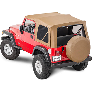 Capota de Lona de Substituição MasterTop – Tecido Sailcloth Spice (Jeep Wrangler TJ 1997-2006)