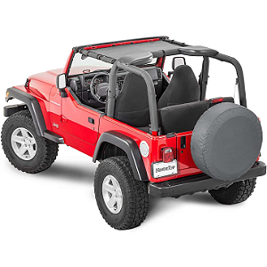 Capota de Tela Bimini Summer MasterTop – Preta (Jeep Wrangler TJ 1997-2006)