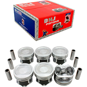Jogo de Pistões Motor DNJ P1123.20 (Medida 0.20) - Jeep 4.0L L6 12V OHV (Cherokee / Wrangler)
