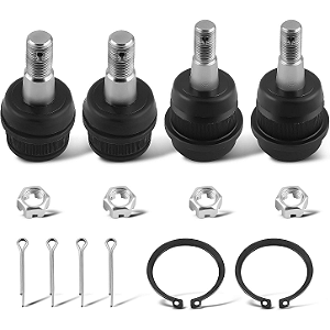 Kit com 4 Pivôs de Suspensão Dianteira (Superiores e Inferiores) maXpeedingrods - Jeep Wrangler JK / Grand Cherokee WJ