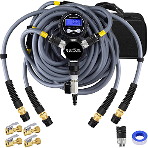 Sistema Equalizador de Pressão de Pneus Off-Road – Kit para Inflar e Esvaziar os 4 Pneus Simultaneamente