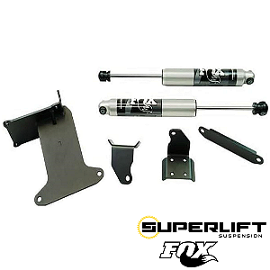 Kit Estabilizador de Direção Dupla Superlift (Cilindros FOX 2.0) | Jeep Wrangler JL e Gladiator JT (2018-2023)