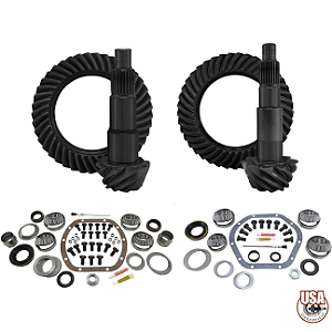 Combo de Coroa e Pinhão USA Standard Gear 5.13 + Kit Master de Instalação Dianteiro e Traseiro - Jeep Wrangler JK / JKU Não-Rubicon (2007-2018)