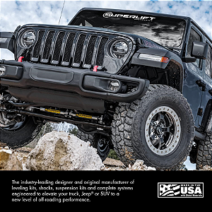 Par de Molas Dianteiras Superlift Dual Rate (Elevação de 6,35 cm / 2.5") | Jeep Wrangler JL 4 Portas
