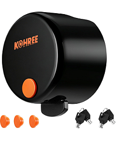 Trava de Acoplador de Reboque Resistente Kohree - Trava de Segurança Antifurto Universal em Aço Estrutural para Bocais de 1-7/8" (48mm), 2" (50mm) e 2-5/16" (58,7mm)