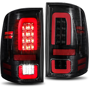 Lanternas Traseiras LED Blackout Cristal Dodge Ram 1500 2500 3500