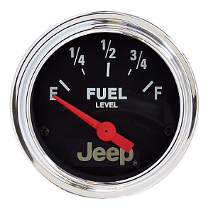 Medidor de Nível de Combustível Auto Meter 880243 Elétrico Jeep Willys 4x4