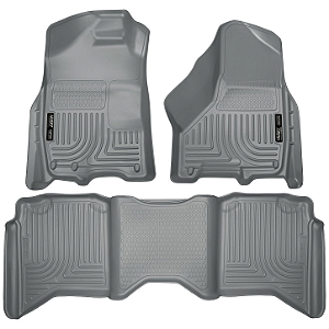 Tapete Husky Liners Weatherbeater Ram 1500 2500 3500 Crew Cinza