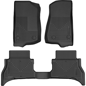 Tapete Husky Liners Weatherbeater Jeep Wrangler JL 4xe Preto 93981