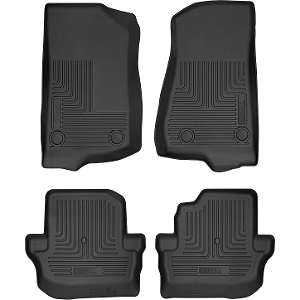 Tapete Husky Liners Weatherbeater Jeep Wrangler JL 2 Portas Preto 93991