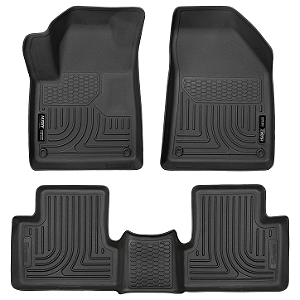 Tapete Husky Liners Weatherbeater Jeep Cherokee 2015-2019 Preto 3 Peças 99091