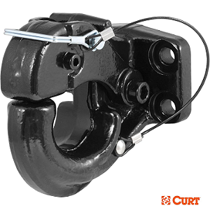 Engate Pintle CURT 48215 13.6 Toneladas para Olhal Lunette 2.5 a 3 In