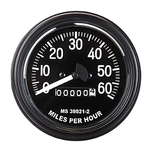 Velocimetro Jeep Willys Cj2 Cj3a Cj3b Americano 1942 A 1954 MS39021-2 85mm 60MPH