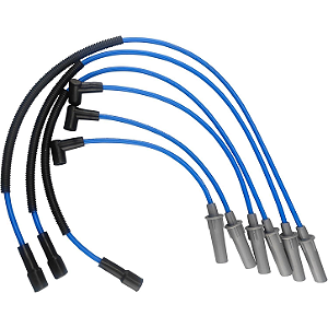 Cabo de Vela Azul 8mm Performance Jeep Wrangler JK 3.8 V6 2007 a 2011