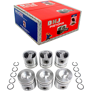 Kit Pistões +0.20 0.50 mm DNJ P1165.20 RAM 2500 3500 5.9L 24V Cummins