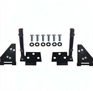 Kit Dobradiças Quadro Parabrisa Jeep Ford Willys CJ5 Aço