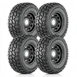 Kit 4 Pneus 33x12.50R15 GT Radial + Rodas Daytona 15x8 6x139.7