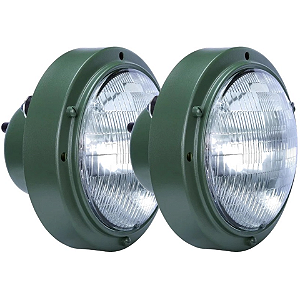 Farol Modular Militar Jeep M38 M38A1 M151 24V com Carcaça Par