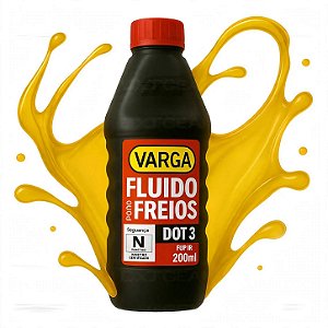 Fluido de Freio DOT 3 200ml TRW Varga RCLF00011 205°C