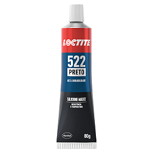 Silicone Neutro Formador Junta Loctite Si 522 Maxx Preto 80g