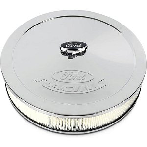Kit Filtro de Ar Ford V8 Racing Cromado 33cm 13 pol 302-350