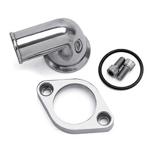 Caixa de Termostato Alumínio Cromado Edelbrock 4818 Chevy V8