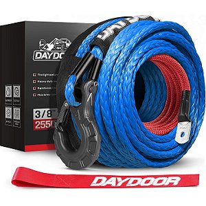 Corda de Guincho Sintética 10mm x 28m 11.500kg Azul