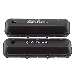 Tampa de Válvula Edelbrock 4473 Signature Chrysler 318 360 Preto
