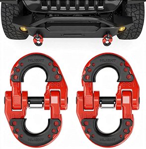 Manilha Engate 1/2 Hammerlock Par 12000lbs Vermelha