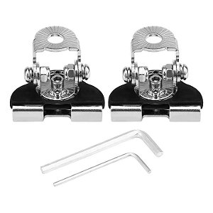 Par Suporte Barra LED Farol Milha Capo Prata SCPLED Sem Furo