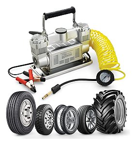 Compressor De Ar 150 Lbs Portátil 12v Pistão Duplo