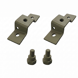 Par de Suportes de Fixação do Quadro de Parabrisa | Jeep Willys MB e Ford GPW (1941-1945)