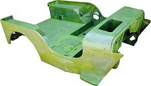 CARROCERIA CAIXOTE EM AÇO JEEP MILITAR WILLYS M38 1948