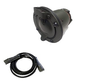 TOMADA 7 FACAS COM CABO AUXILIAR P/ JEEP MILITAR E VIATURAS