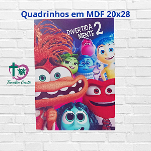 Quadro em MDF Divertidamente 2