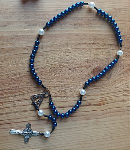 Terço Nossa Senhora Aparecida Azul