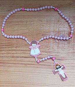 Terço Infantil Rosa