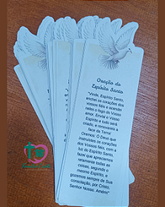 Marca Página com oração do Espírito Santo