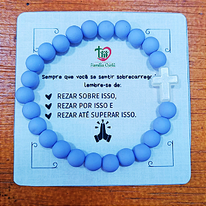 Pulseira Cristã emborrachada