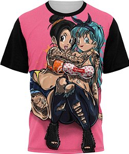 Dragon Ball Meninas - Camiseta Infantil - Tecido Malha Fria - PV