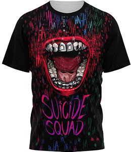 Suicide Squad Coringa - Camiseta Infantil - Tecido Malha Fria - PV