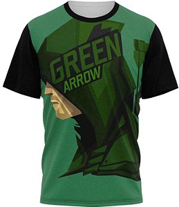 Green Arrow - Camiseta Infantil - Tecido Malha Fria - PV