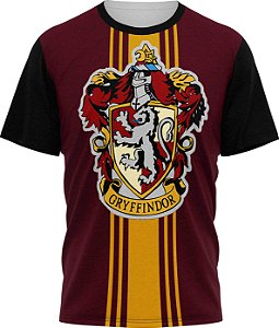 Harry Potter Ravenclaw Vermelho - Camiseta Adulto  - Tecido Malha Fria - PV