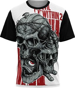 The Evil Within 2 Game - Camiseta Adulto  - Tecido Malha Fria - PV